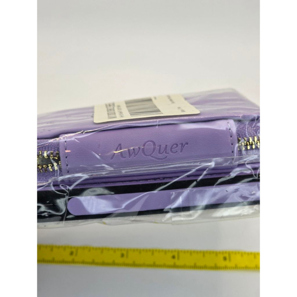 Purple Leather Wallet Case for iPhone 13 Pro Max / 13 Pro / 13 Plus - Picture 5 of 6